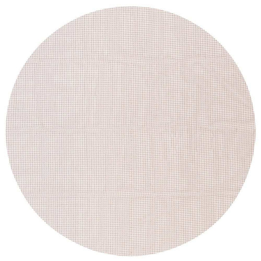 8' Round Brown Non Slip Indoor Outdoor Rug Pad - Homeroots - Flyclothing LLC