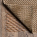8' Round Brown Non Slip Indoor Outdoor Rug Pad - Homeroots - Flyclothing LLC
