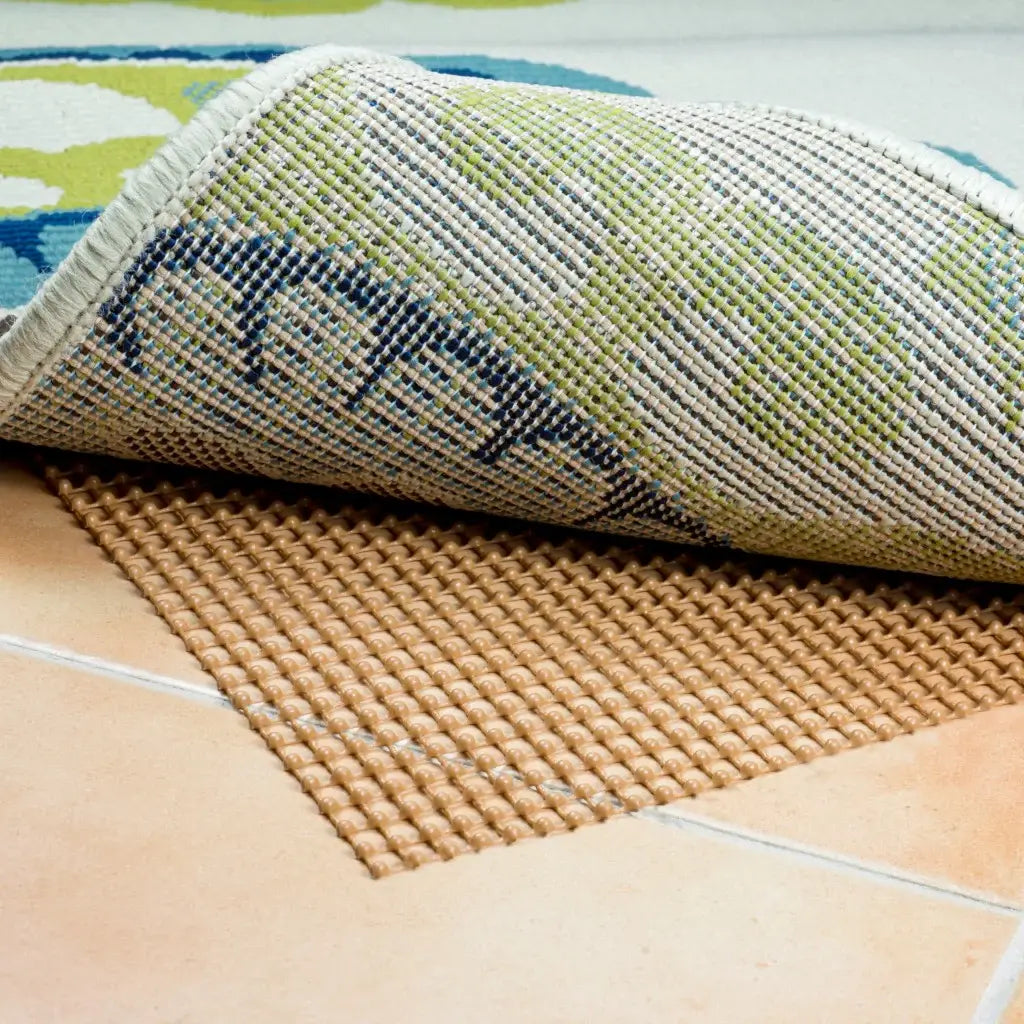 8' x 10' Brown Non Slip Outdoor Rug Pad - Homeroots - Flyclothing LLC