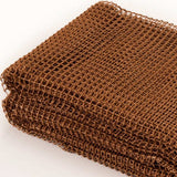 9' x 12' Brown Non Slip Indoor Outdoor Rug Pad - Homeroots - Flyclothing LLC