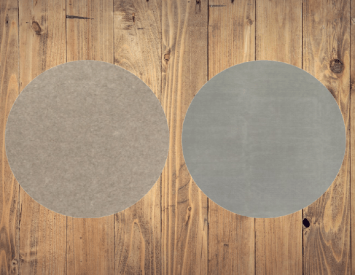 8" Round Grey Non Slip Rug Pad - Homeroots