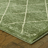 10' X 13' Gray And Ivory Diamond Indoor Area Rug - Homeroots - Flyclothing LLC