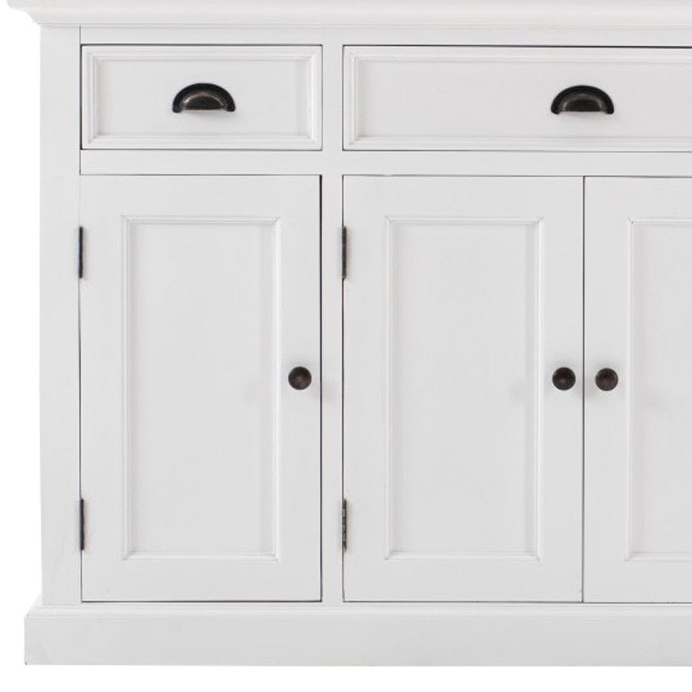 Large Modern Farmhouse White Cabinet - Homeroots