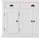 Large Modern Farmhouse White Cabinet - Homeroots - Flyclothing LLC