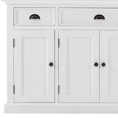 Large Modern Farmhouse White Cabinet - Homeroots