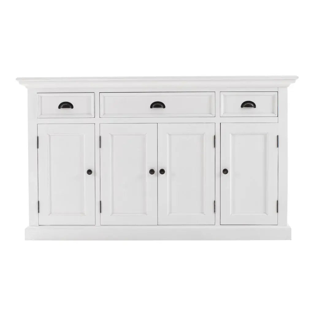 Large Modern Farmhouse White Cabinet - Homeroots - Flyclothing LLC