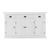 Large Modern Farmhouse White Cabinet - Homeroots - Flyclothing LLC