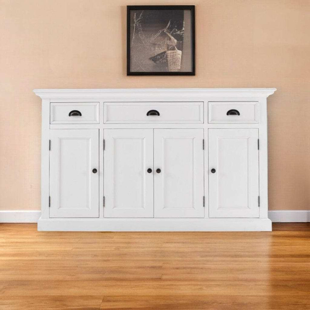 Large Modern Farmhouse White Cabinet - Homeroots - Flyclothing LLC
