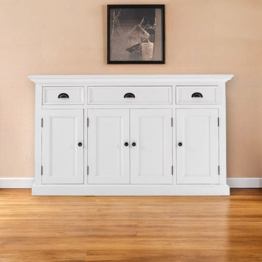 Large Modern Farmhouse White Cabinet - Homeroots