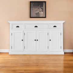 Large Modern Farmhouse White Cabinet - Homeroots
