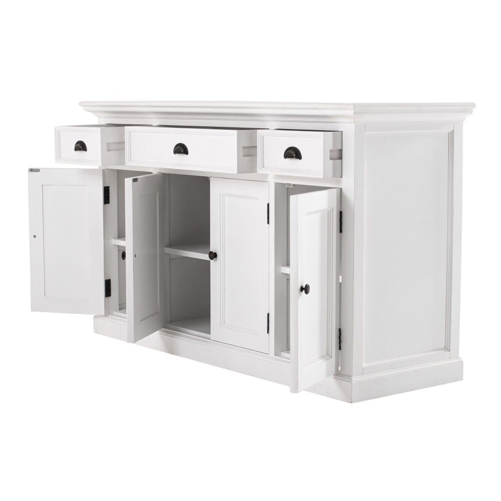 Large Modern Farmhouse White Cabinet - Homeroots