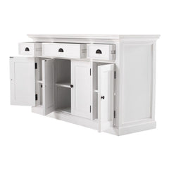 Large Modern Farmhouse White Cabinet - Homeroots