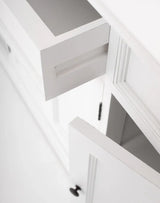 Large Modern Farmhouse White Cabinet - Homeroots - Flyclothing LLC