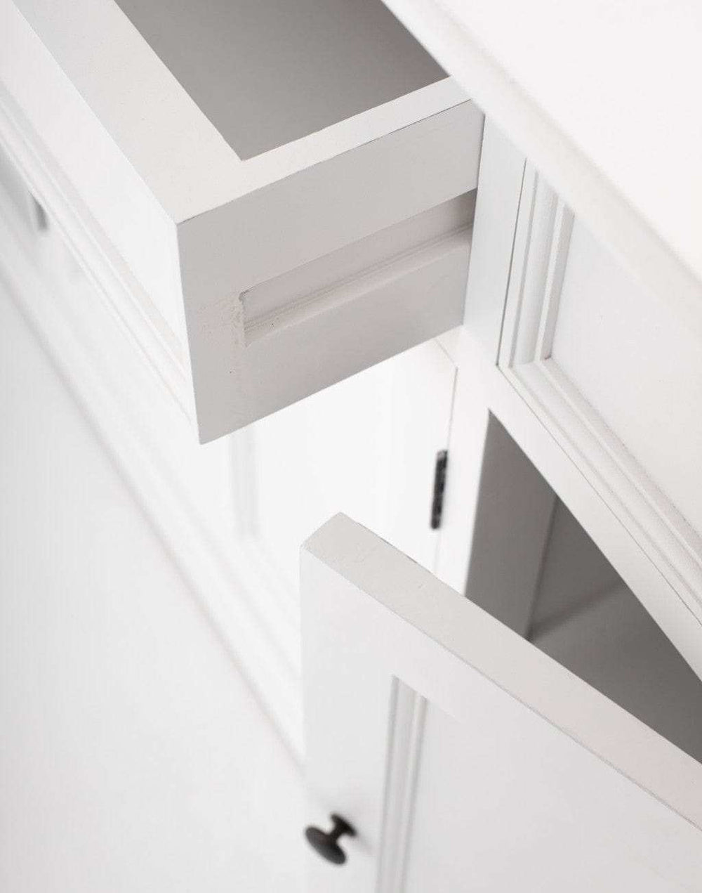 Large Modern Farmhouse White Cabinet - Homeroots - Flyclothing LLC