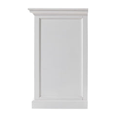 57" White Wood Two Drawer Buffet Server - Homeroots