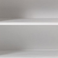 57" White Wood Two Drawer Buffet Server - Homeroots
