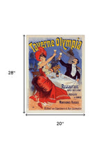 Taverne Olympia French Restaurant Unframed Print Wall Art - Homeroots - Flyclothing LLC