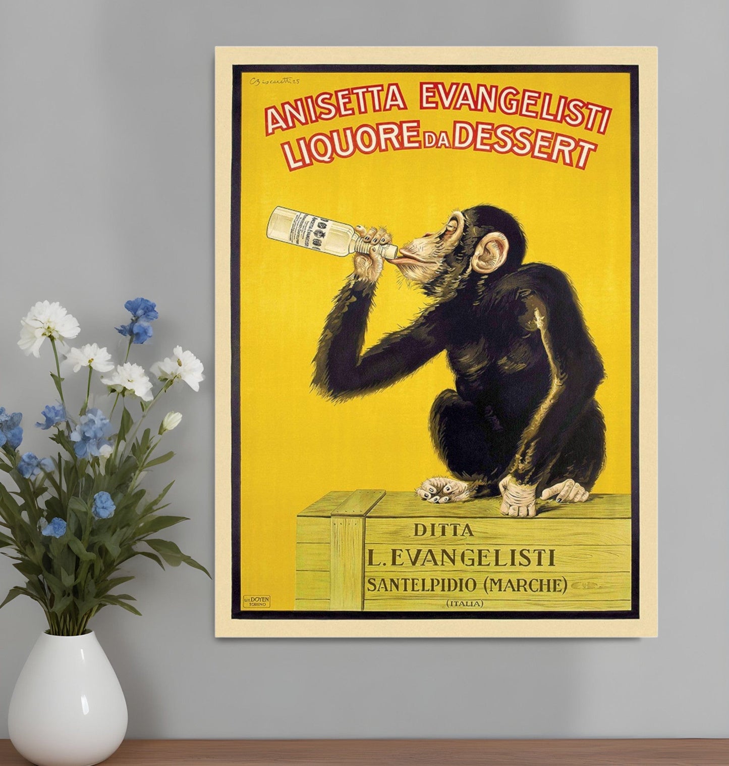 18" x 24" Anisetta Evangelisti Italian Liquor Unframed Print Wall Art - Homeroots - Flyclothing LLC