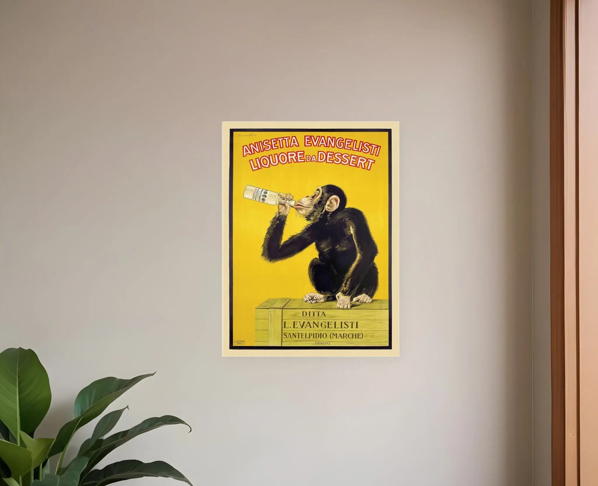 Anisetta Evangelisti Italian Liquor Unframed Print Wall Art - Homeroots - Flyclothing LLC