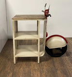 Rustic Red And Vanilla Scooter Cabinet - Homeroots - Flyclothing LLC