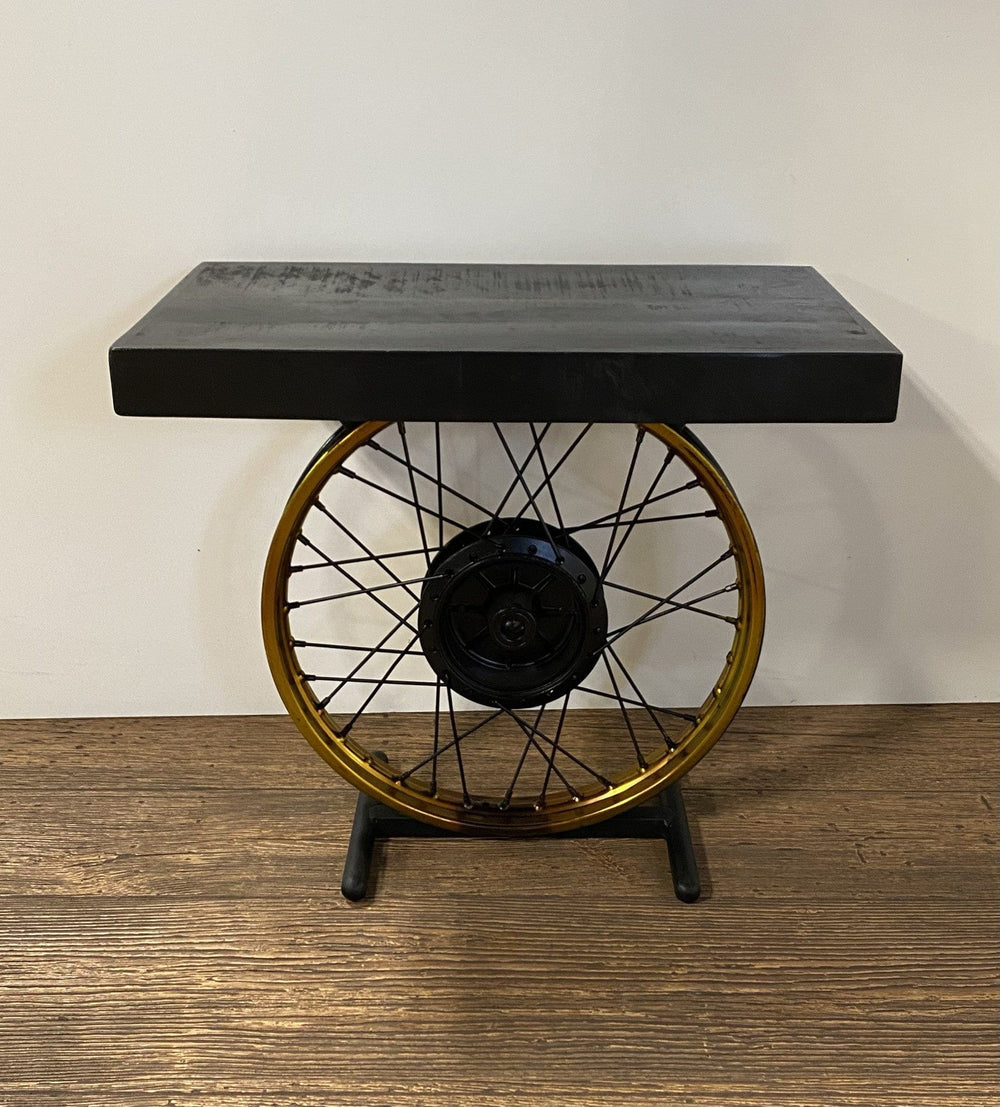 22" Black Solid Wood End Table - Homeroots - Flyclothing LLC