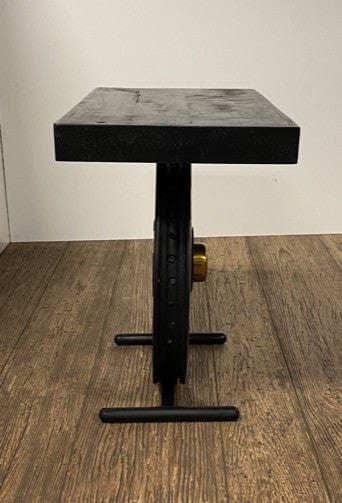 22" Black Solid Wood End Table - Homeroots - Flyclothing LLC