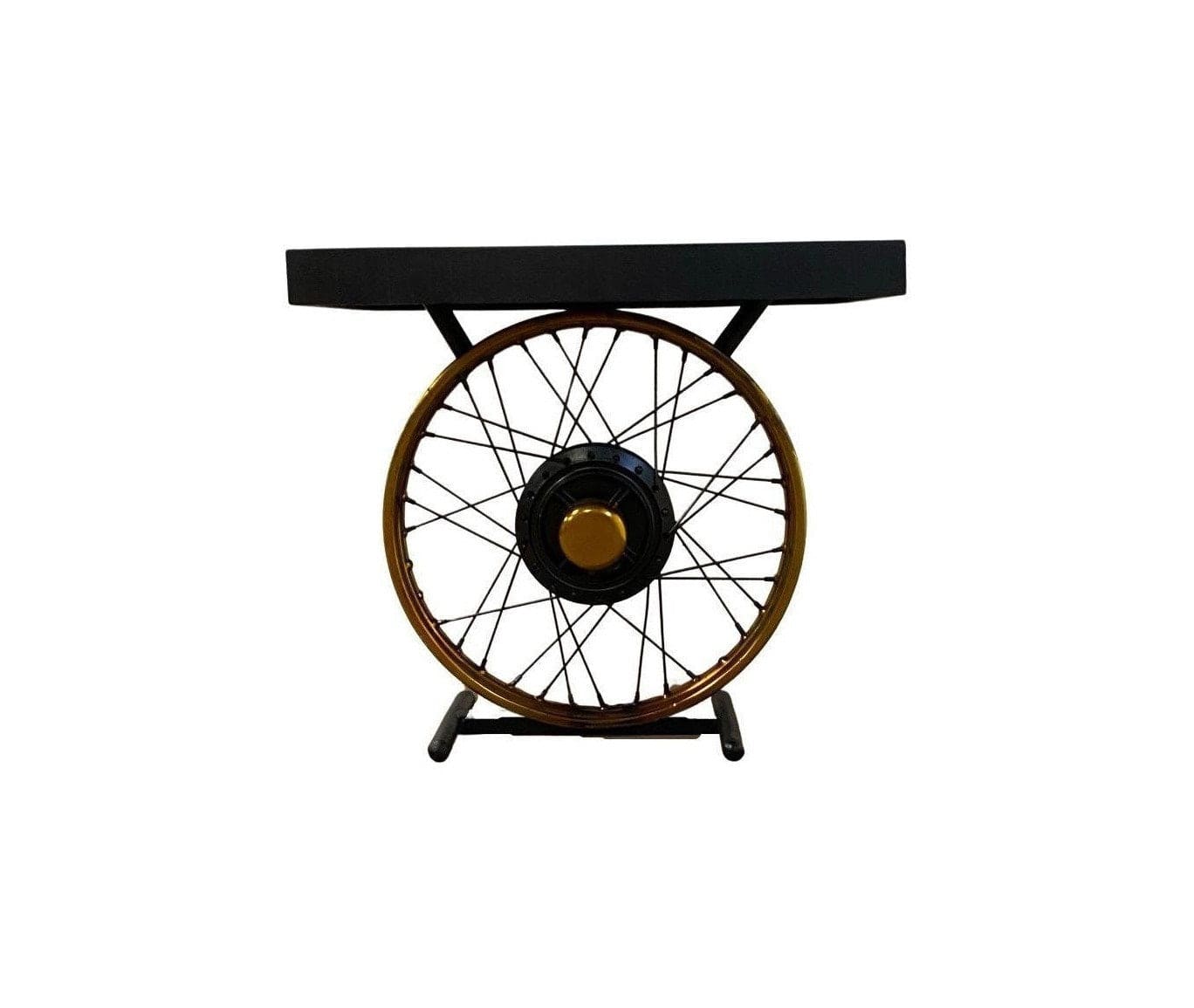 22" Black Solid Wood End Table - Homeroots - Flyclothing LLC