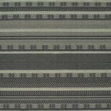 9' X 12' Black Ivory Machine Woven Geometric Indoor Area Rug - Homeroots