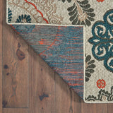 2' X 8' Blue and Gray Moroccan Indoor Outdoor Area Rug - Homeroots - Flyclothing LLC