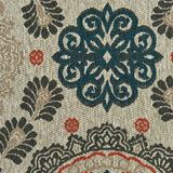 5' X 7' Blue and Gray Moroccan Indoor Outdoor Area Rug - Homeroots