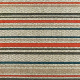 10' X 13' Blue and Gray Striped Indoor Outdoor Area Rug - Homeroots