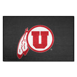 Utah Utes Starter Mat Accent Rug - 19in. x 30in. - Utah