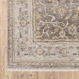 2' X 3' Beige Grey Machine Woven Oriental Indoor Area Rug - Homeroots - Flyclothing LLC