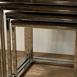 Set Of 4 Modern Rustic Nesting Accent Tables - Homeroots - Flyclothing LLC