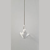 6" White Unique Resin Climbing Man With Rope Wall Art - Homeroots - Flyclothing LLC
