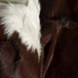 6' X 7' Brown And White Natural Cowhide Area Rug - Homeroots - Flyclothing LLC