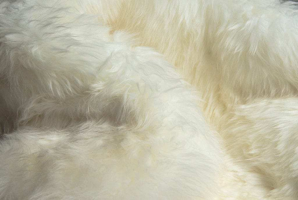 3' X 5' Trio Natural Sheepskin Area Rug - Homeroots - Flyclothing LLC