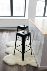 3' X 5' Trio Natural Sheepskin Area Rug - Homeroots - Flyclothing LLC
