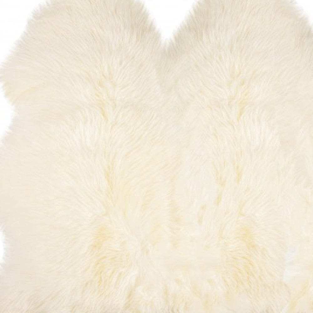 3' X 5' Trio Natural Sheepskin Area Rug - Homeroots - Flyclothing LLC
