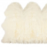 3' X 5' Trio Natural Sheepskin Area Rug - Homeroots - Flyclothing LLC