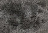 3' X 5' Gray Natural Sheepskin Area Rug - Homeroots - Flyclothing LLC