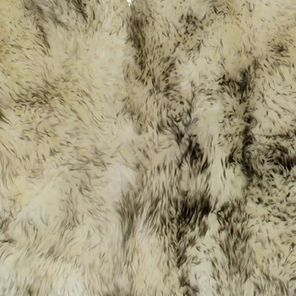 3' X 5' Brown Ombre Natural Sheepskin Area Rug - Homeroots - Flyclothing LLC