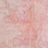 3' X 5' Pink Natural Sheepskin Area Rug - Homeroots - Flyclothing LLC
