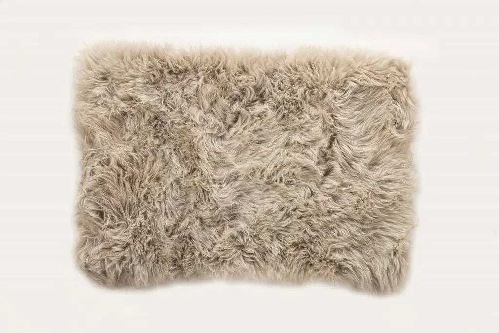 2' X 3' Taupe Sheepskin Area Rug - Homeroots - Flyclothing LLC