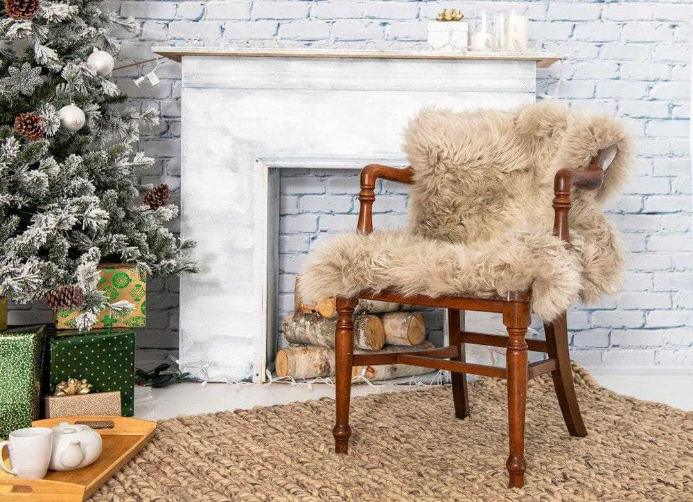 2' X 3' Taupe Sheepskin Area Rug - Homeroots - Flyclothing LLC