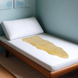 Off White Faux Fur Solid Color Plush Throw - Homeroots