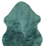 Emerald Faux Fur Solid Color Plush Throw - Homeroots