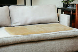 2" X 5" Natural Off White Medical Grade Double Sheepskin Throw Blanket - Homeroots