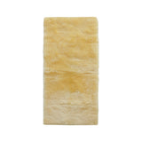 2" X 5" Natural Off White Medical Grade Double Sheepskin Throw Blanket - Homeroots