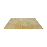 2" X 5" Natural Off White Medical Grade Double Sheepskin Throw Blanket - Homeroots